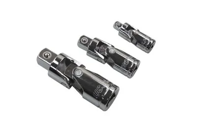 US PRO 3PC Universal Joint Socket Adapter Uj  Knuckles Set 1/2  1/4  3/8 4203 • £8.25