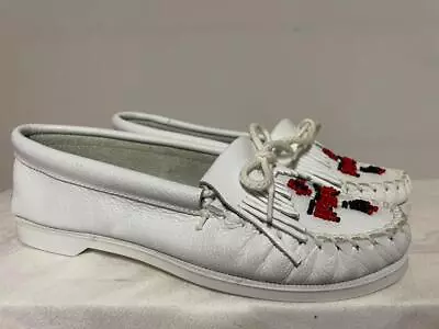 MINNETONKA MOCCASINS WOMEN'S THUNDERBIRD BOAT SOLE SIZE 7 Style #174 NEW NIB • $59.99