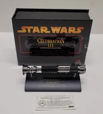 Star Wars Master Replicas SW-323 Obi-Wan Lightsaber - Celebration 3 Exclusive  • $99.99