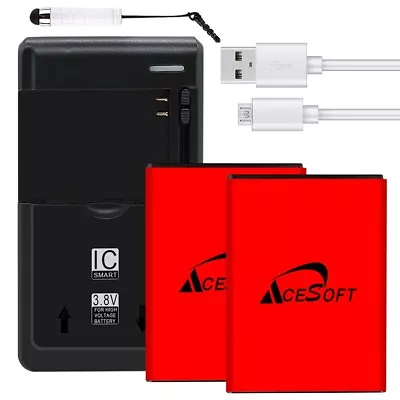 F Samsung Galaxy Nexus I9250 I9250M I9250T Grade A+ 2 X 2060mAh Battery Charger • $49.87