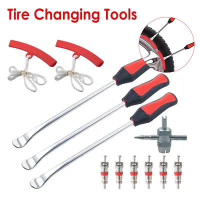 12PCS-Motorcycle Spoon Tire Iron Kit Tire Change Lever Tool W/ Rim Protectors • $18.63