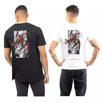 £13.99 • Buy Spider-Man Mens T-shirt Spiderman City Web Cotton Tee Marvel S-2XL Official