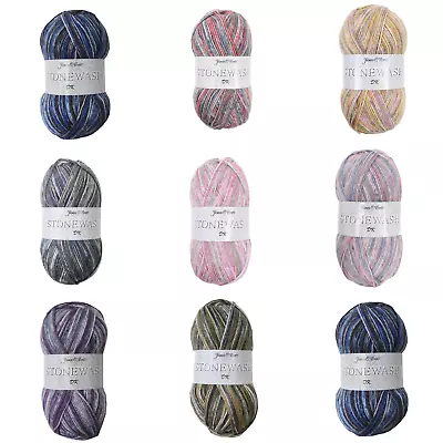 James C Brett Stonewash DK Acrylic Wool Double Knit Yarn - 100g Ball • £24.18