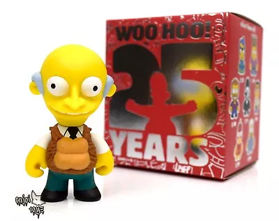 Mr. Burns  See My Vest  - Kidrobot Simpsons 25th Anniversary 3  Vinyl Figure • $69.95