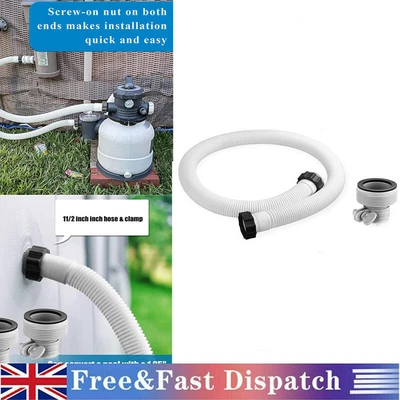 Intex Accessory Hose 38mm Swimming Pool Pipe X 1.5m For Pump/Filter/Heater • £9.96