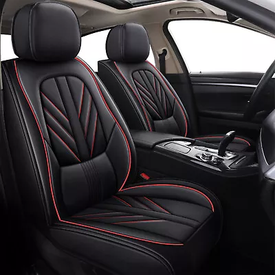 For Ford Mustang Car Seat Covers Leather Full Set Cushion Pad Mat -2 Front Seats • $58.99
