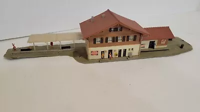 Kibri N Scale Train Station Built Structure. Nicely Detailed. Used. • $20