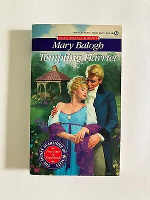 TEMPTING HARRIET By MARY BALOGH 1st Print Signet Regency Historical Romance • $19.99