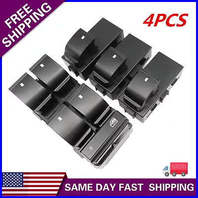 4X Window Switch Fits For Chevy Silverado GMC Sierra 1500 2500 HD 3500 HD 07-13 • $31.24