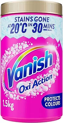 Vanish Oxi Action Laundry Booster 1.5kg Stain Remover Powder • £11.40
