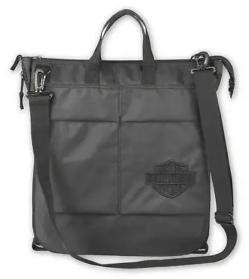 Harley-Davidson Rugged High-Density Polyester Half-Helmet Backpack - Black • $54.95