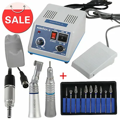 Dental Lab Marathon 35000 Rpm Electric Micromotor Polishing Bur Drill Handpieces • $17.99