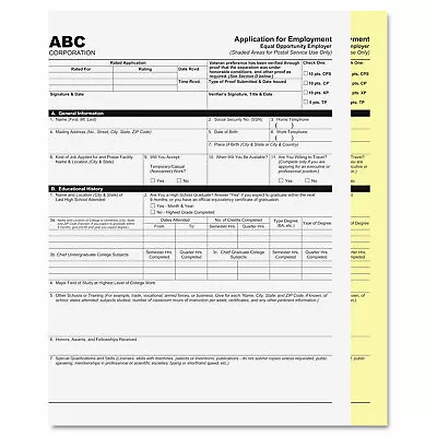 Pm Company Digital Carbonless Paper 8-1/2 X 11 Two-Part Collated White/Canary • $193.17