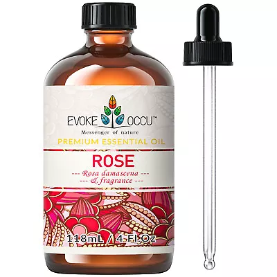 4oz Rose Essential Oil 100% Pure Natural Diffuser Aromatherapy Therapeutic Skin • $13.99