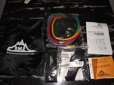 Black Mountain Products Resistance Exercise Band Set Five Bands Included In Bag • $25.49