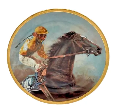 Fred Stone Race Horse Sunday Silence Numbered Plate #5056 1989 American Artists • $9.99