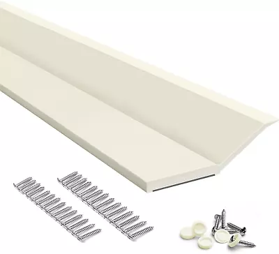 Garage Door Seal Top And Sides Seal Strip Beige 34.4FT Rubber Weather Stripping  • £58.26