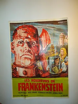 HAMMER/HORRORS OF FRANKENSTEIN/ U5JA/ French Poster 47x63 • £97.30