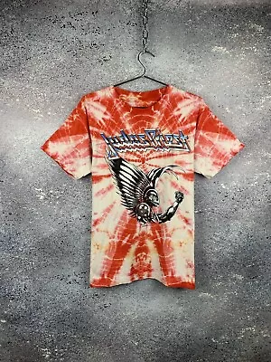 Deadstock Judas Priest 1990 Painkiller Vintage Single Stitch Shirt Tie Dye S-m • $300