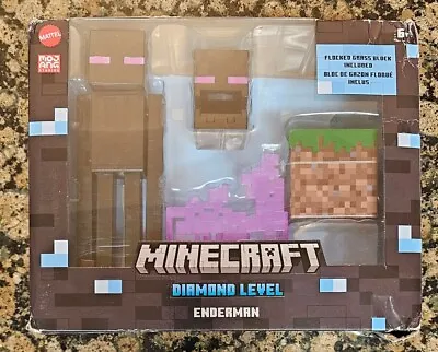 Minecraft Diamond Enderman Action Figure With Accessories 5.5  Toy Collectible • $13.98