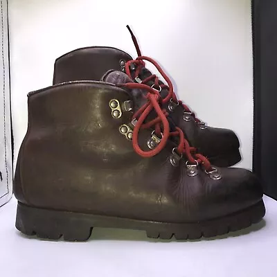 Vintage Zamberlan Unisex Waterproof Leather Walking Boots Vibram Sole Size UK 7 • £23
