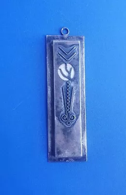 Vintage 3  Sterling Silver 925 Mezuzah With Torah Scroll. Judaica Israel  • $99