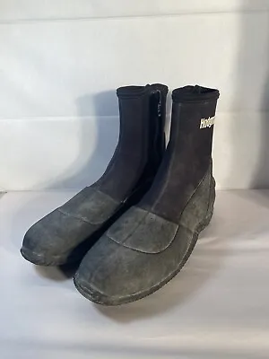 Hodgman Neoprene Wade Shoe Size 14 Black 19221 Side Zip • $40.50