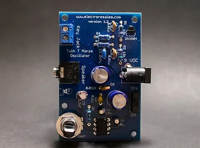  Ham Morse Code/telegraph Cw  Practice Oscillator - Nice Tone - Twin T Version • $20.89