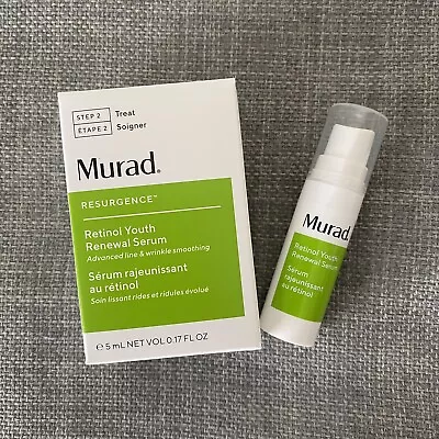 Murad Resurgence Retinol Youth Renewal Serum 0.17 Oz / 5 ML Travel Size • $11.99