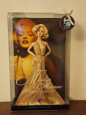 Barbie As Marilyn Monroe Blonde Ambition 50th Anniversary Pink Label 2008 NRFB • $184.59