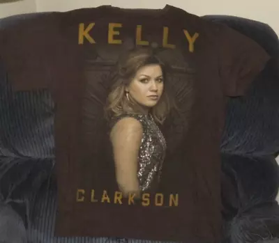 Kelly Clarkson.  2012 Brown Tour Shirt The Voice • $20