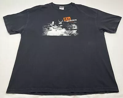 Vintage U2 Shirt Mens XXL 2XL Black Concert Tour Go Home Slane Castle USA MADE • $44.99