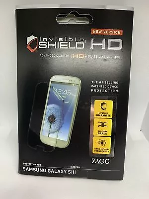 ZAGG InvisibleShield HD Screen Protector For Samsung Galaxy S3 Brand New • $11