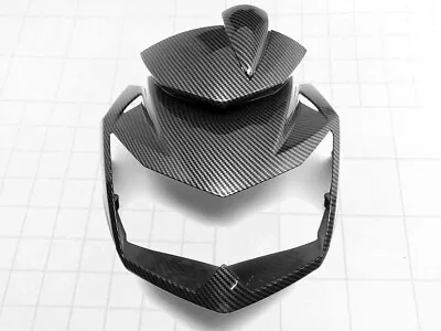 $132.61 • Buy Front Upper Headlight Fairing Carbon Fiber For Kawasaki Z750 2007-2012 08 09 10
