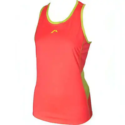 More Mile Womens Racer Back Running Vest Tank Sleeveless Top - Pink • £3.50