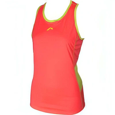 More Mile Womens Racer Back Running Vest Tank Sleeveless Top - Pink • £3.50