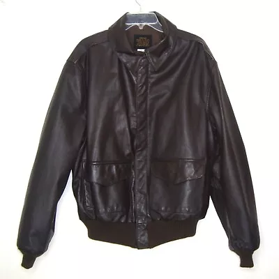 Vintage '78 AVIREX LTD. A-2 LEATHER ARMY AIR FORCES BOMBER FLIGHT JACKET Size L • $249