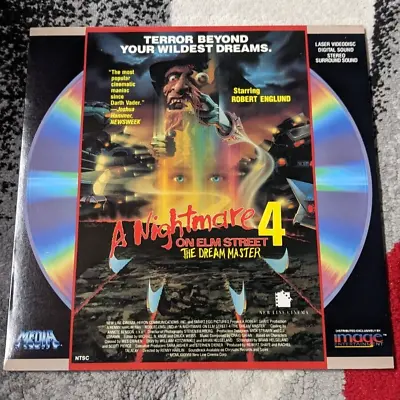 A Nightmare On Elm Street 4 The Dream Master Laserdisc • $105