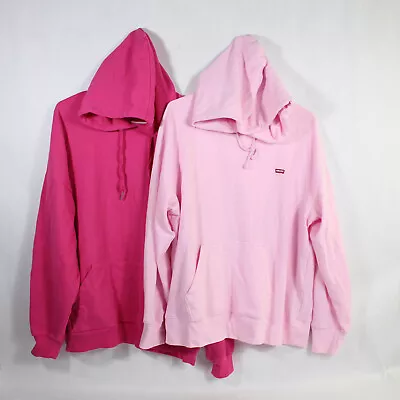 Lot Of 2 Hoodies Women's Size XL Levi's Wild Fable Fuchsia Light Pink Pullover • $11