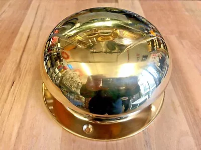 £46.99 • Buy Brass Mushroom Vent Roof Boat Yacht Narrowboat High Quality Polished Heavy Cast 