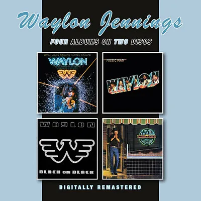Waylon Jennings - What Goes Around Comes Around / Music Man / Black On Black / W • $17.76