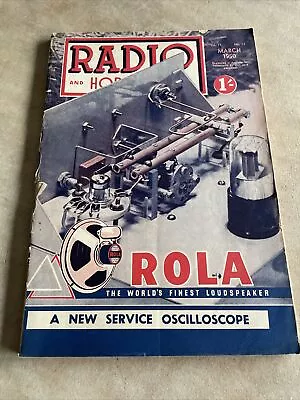 ORIGINAL Radio And Hobbies 1950 Mancave Tuning Coil Rola Bar Speaker • $8.50