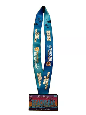 SAN DIEGO Beach&Bay Half Marathon Running Apr 2022 Race Medal California • $16.95