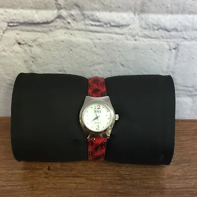 Ladies IEKE Red Black And Silver Wrist Watch - Quartz • £7.47