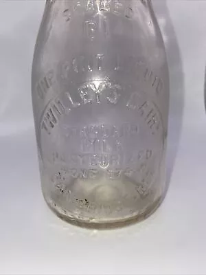 Twilley’s Dairy  Cambridge Maryland Vintage 1 Pint Milk Bottle • $11.99