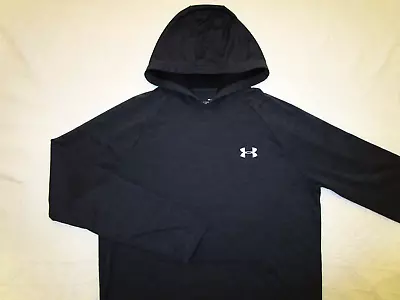 Under Armour Long Sleeve Gray Lightweight Hoodie Mens Medium Excellent Condition • $5.74