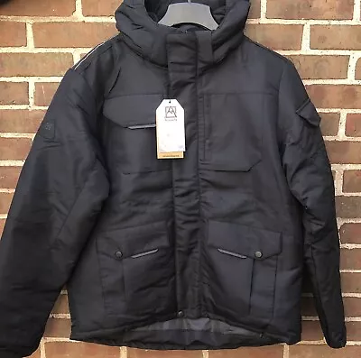 Avalanche Outdoor Men's Down Coat Jacket Large Black NWT Winter Waterproof $229 • $59.99