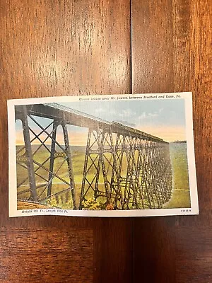 Mt. Jewett Pa Kinzua Bridge Postcard • $9.80