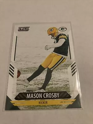 2021 PANINI SCORE #144 Mason Crosby Packers • $1