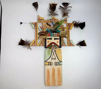 Hopi Kachina Nick Brokeshoulder Hanging Doll Depicting Pah'lik Mana Butterfly • $67